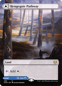 Hengegate Pathway // Mistgate Pathway (Borderless Alternate Art) [Kaldheim]-3
