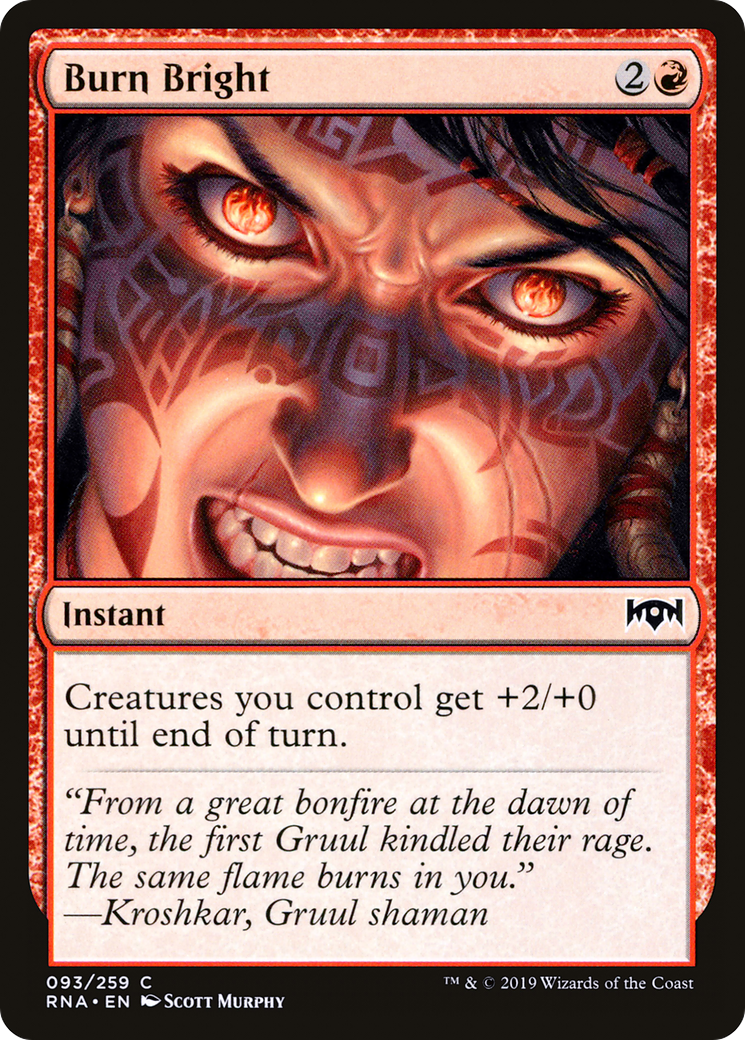Burn Bright [Ravnica Allegiance]-1