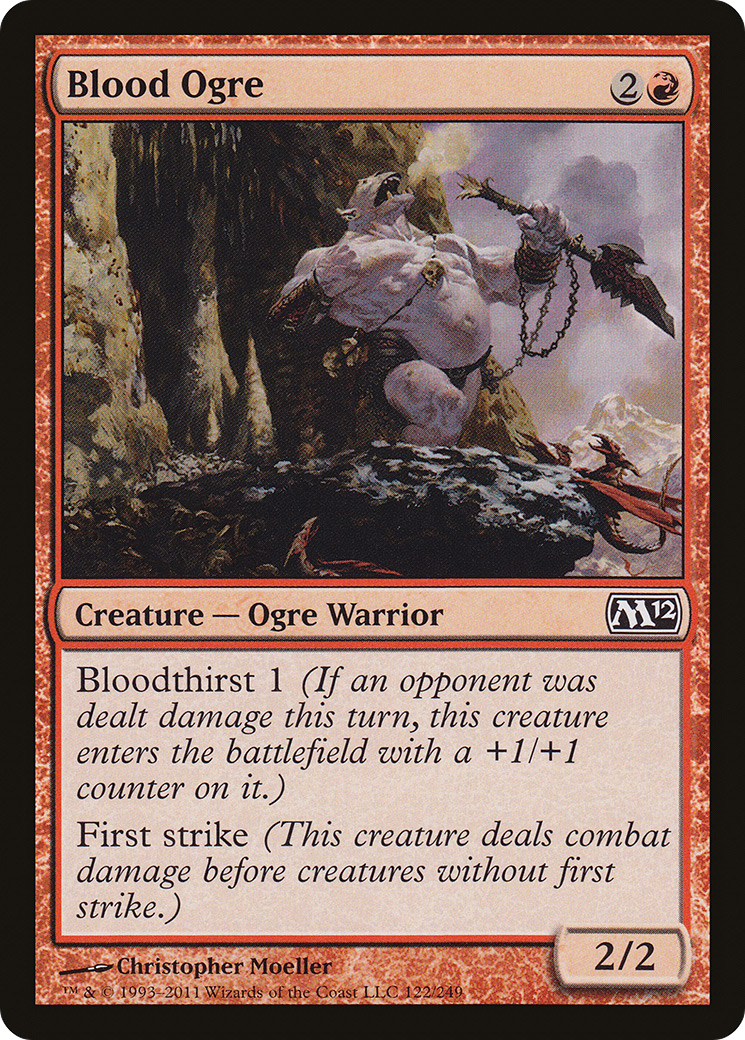 Blood Ogre [Magic 2012]-1