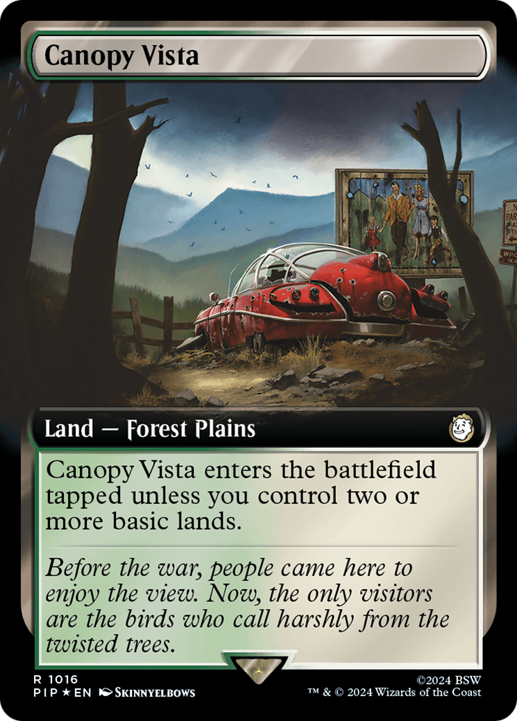 Canopy Vista (Extended Art) (Surge Foil) [Fallout]-1