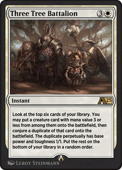 Three Tree Battalion (YBLB-004) - Alchemy: Bloomburrow-1