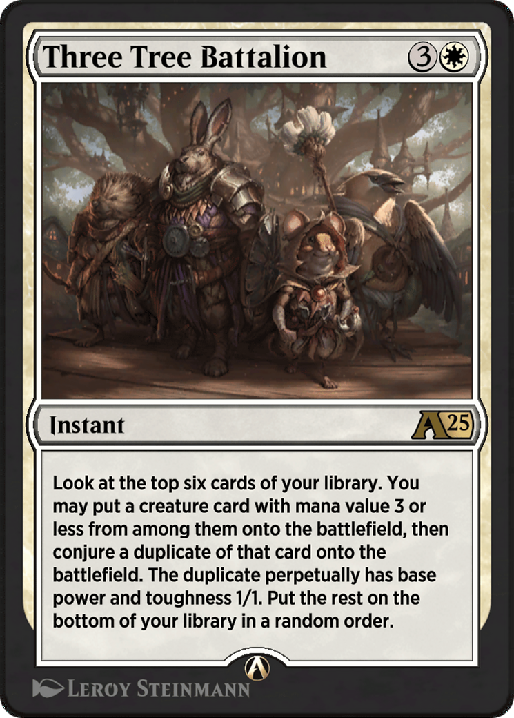 Three Tree Battalion (YBLB-004) - Alchemy: Bloomburrow-1