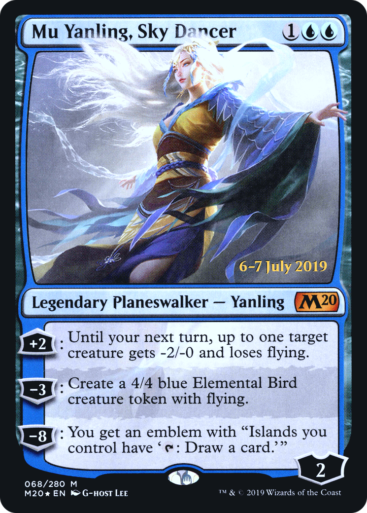 Mu Yanling, Sky Dancer [Core Set 2020 Prerelease Promos]-1