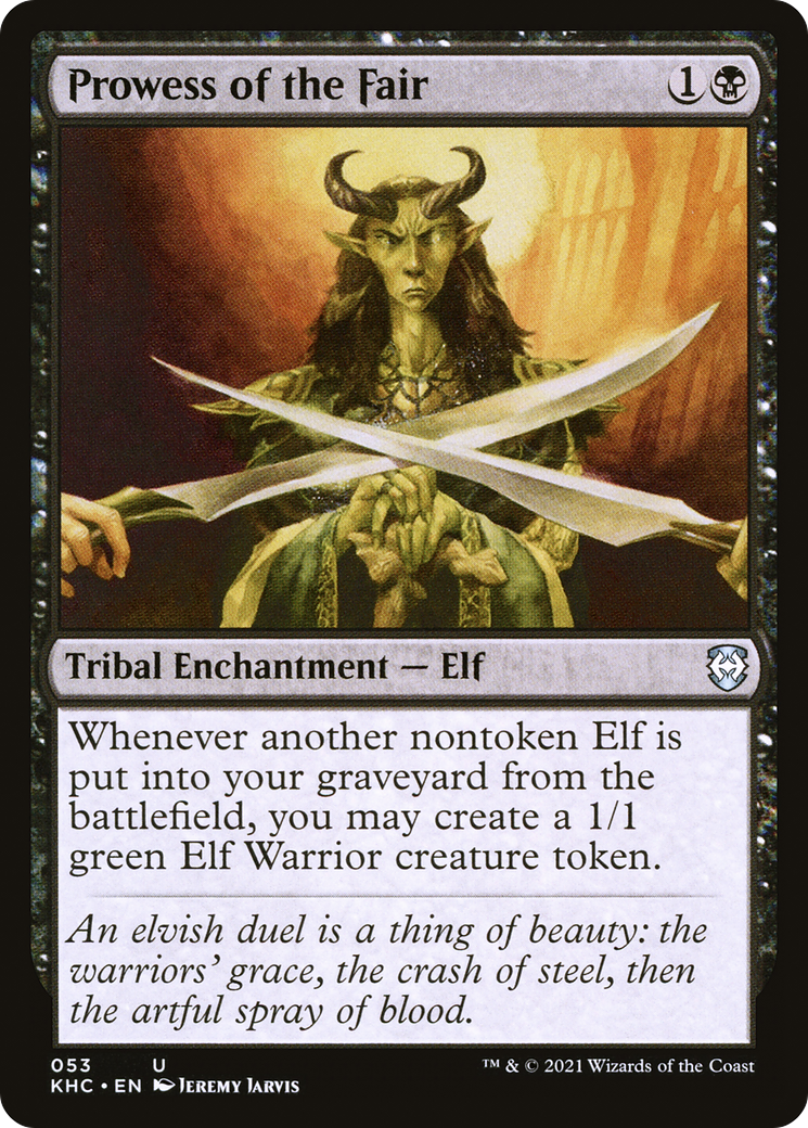 Prowess of the Fair [Kaldheim Commander]-1