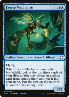 Faerie Mechanist [Duel Decks: Elves vs. Inventors]-1