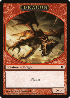 Dragon Token [Worldwake Tokens]-1