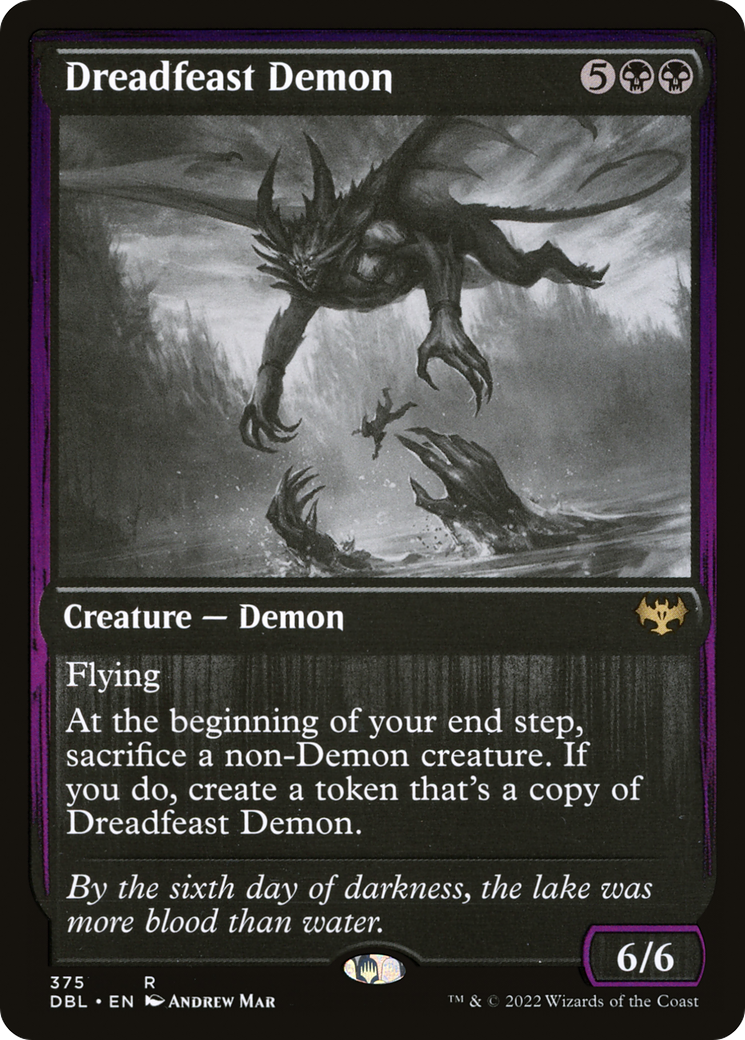 Dreadfeast Demon [Innistrad: Double Feature]-1