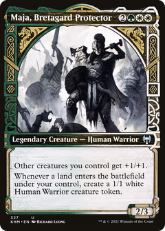 Maja, Bretagard Protector (Showcase) [Kaldheim]-1
