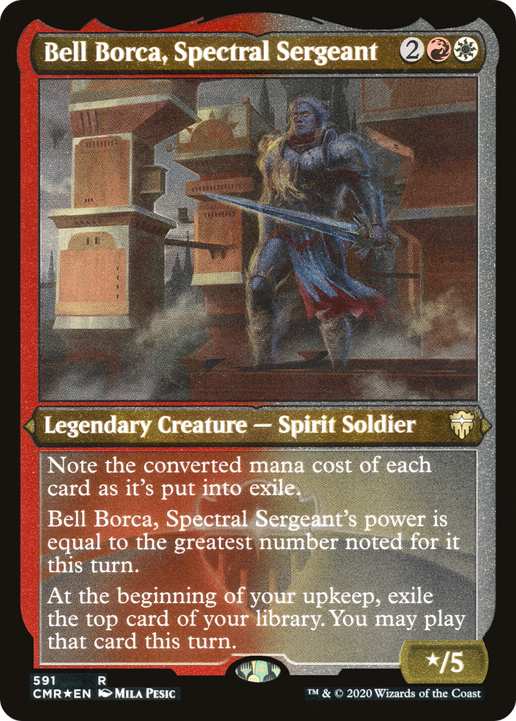 Bell Borca, Spectral Sergeant (Etched) [Commander Legends]