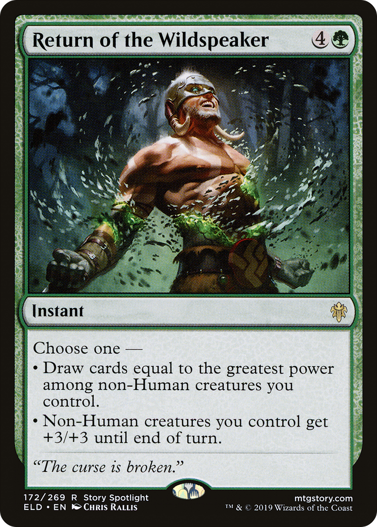 Return of the Wildspeaker [Throne of Eldraine]-1