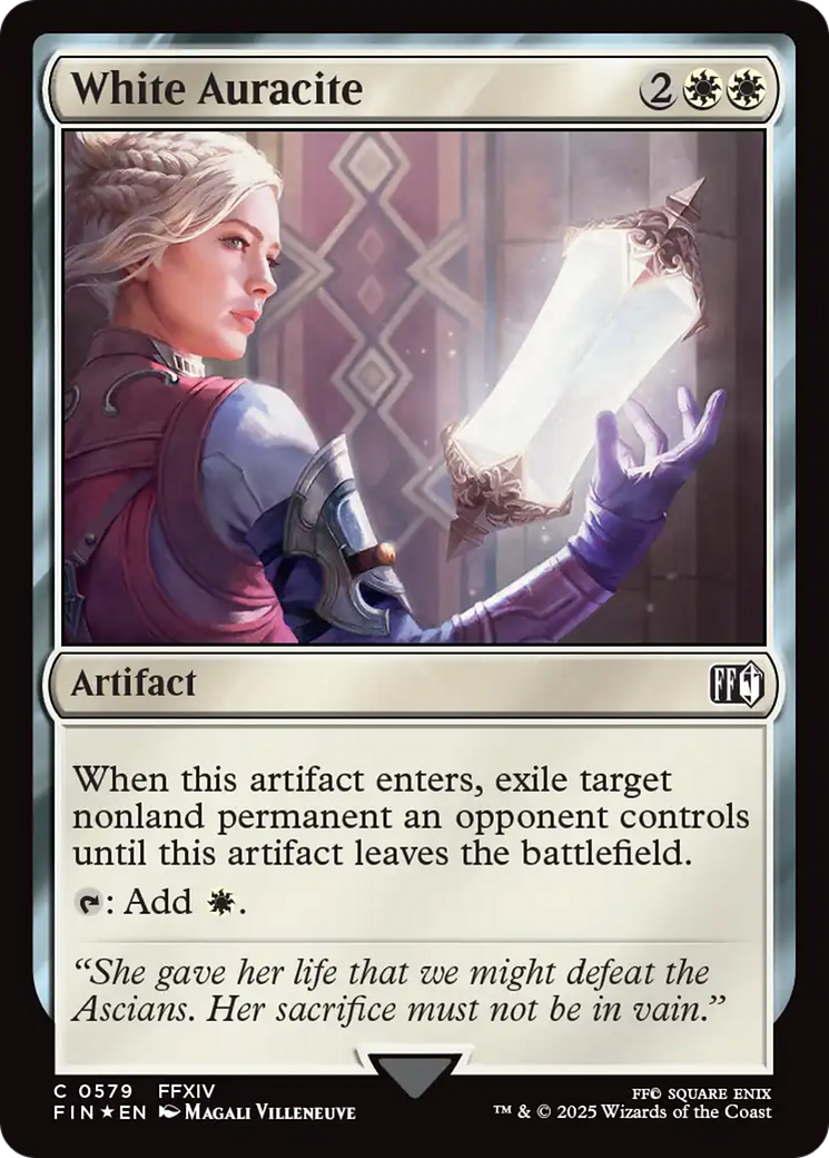 White Auracite (Surge Foil) (FIN-579) - FINAL FANTASY Foil-1