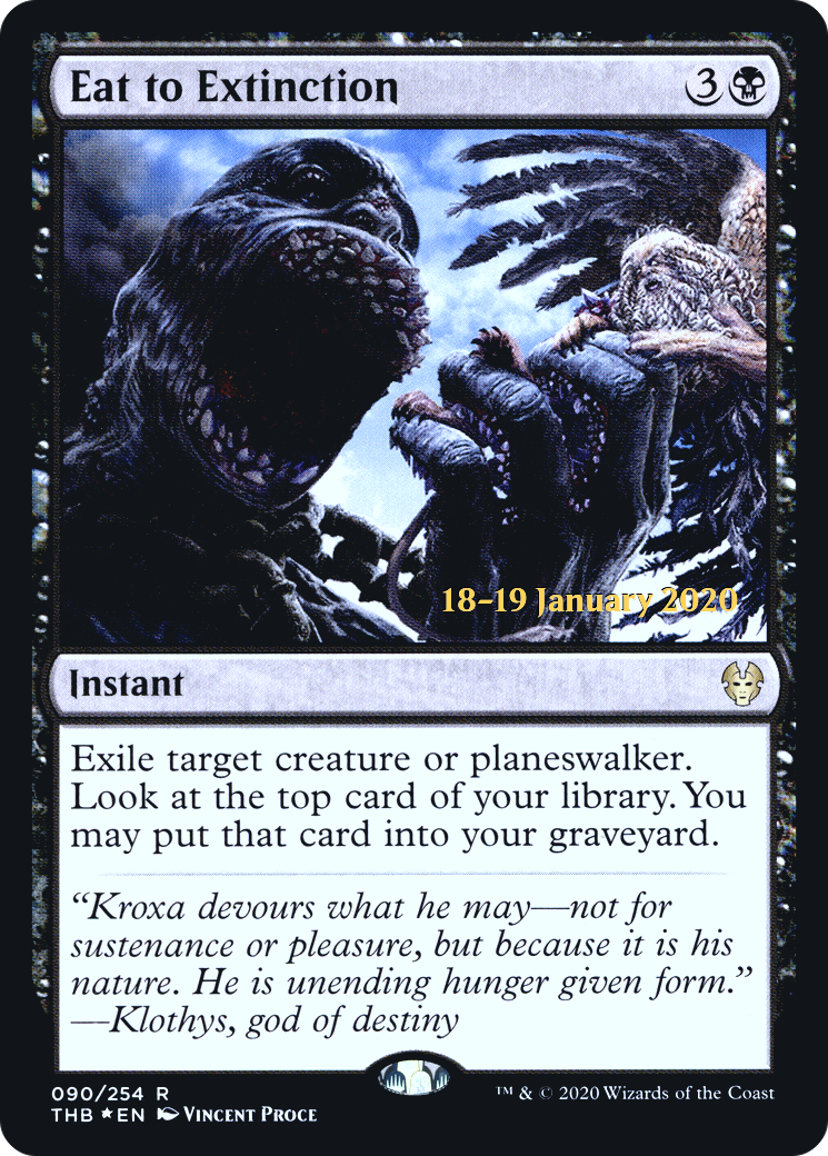 Eat to Extinction [Theros Beyond Death Prerelease Promos]-1