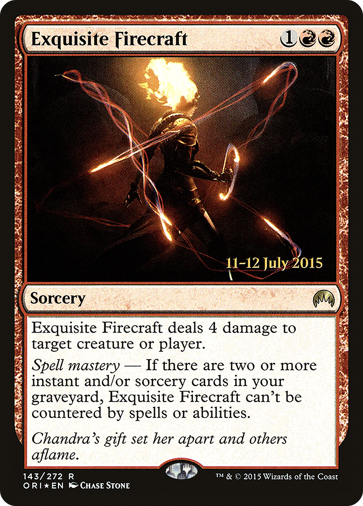 Exquisite Firecraft [Magic Origins Prerelease Promos]-1