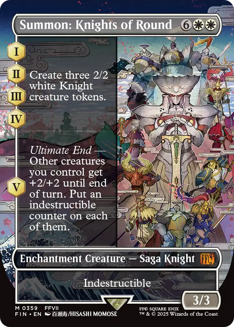 Summon: Knights of Round (Borderless) [FINAL FANTASY]