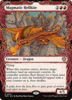 Magmatic Hellkite (Showcase) [Tarkir: Dragonstorm]-1