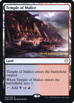 Temple of Malice [Theros Beyond Death Prerelease Promos]-1