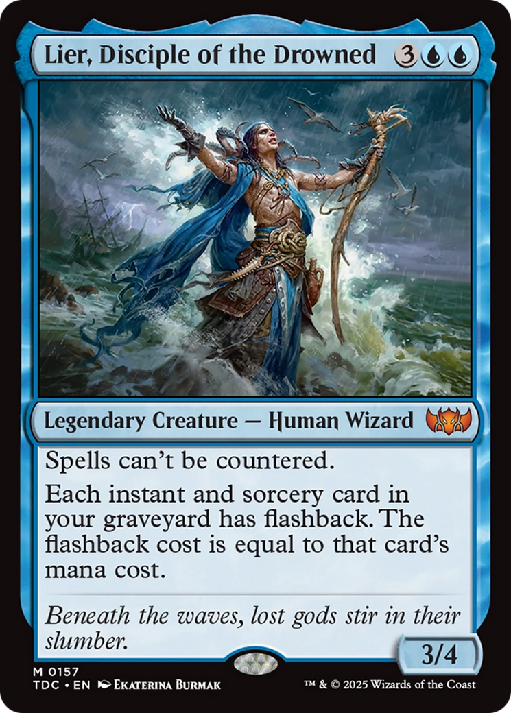 Lier, Disciple of the Drowned [Tarkir: Dragonstorm Commander]-1