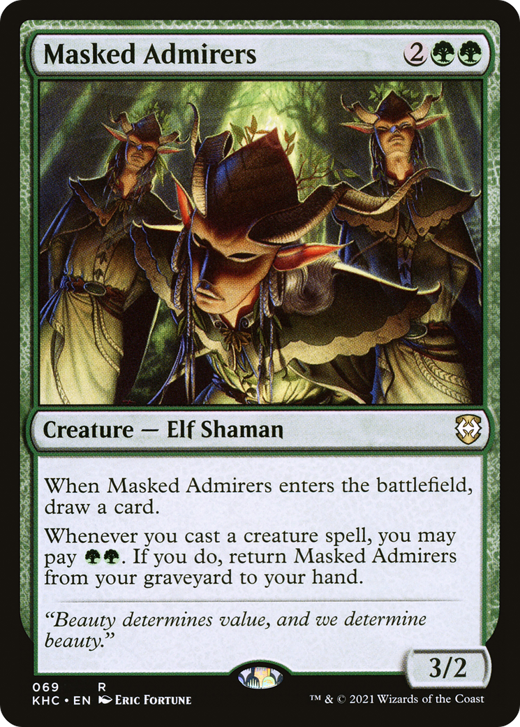 Masked Admirers [Kaldheim Commander]-1
