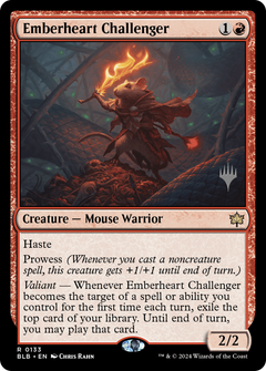 Emberheart Challenger (Promo Pack) [Bloomburrow Promos]-1