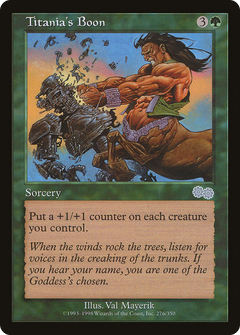Titania's Boon [Urza's Saga]-1