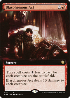 Blasphemous Act (Extended Art) [Commander Legends]-1
