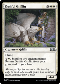 Dutiful Griffin [Wilds of Eldraine]-1