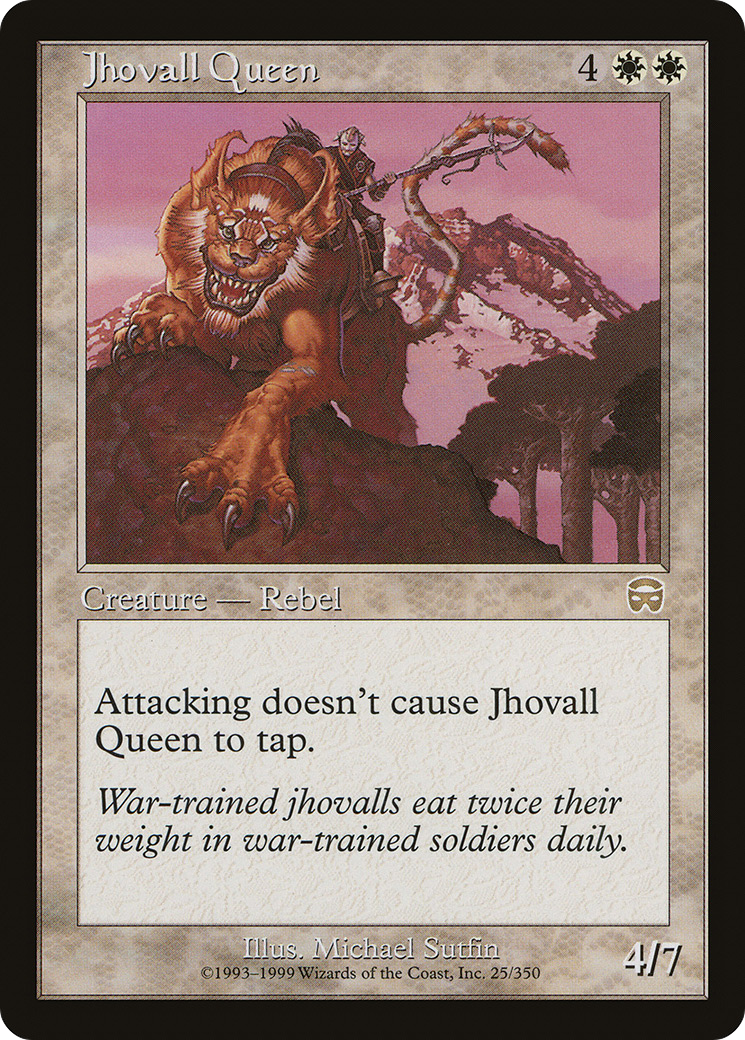 Jhovall Queen [Mercadian Masques]-1