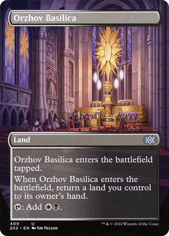 Orzhov Basilica (Borderless Alternate Art) [Double Masters 2022]-1