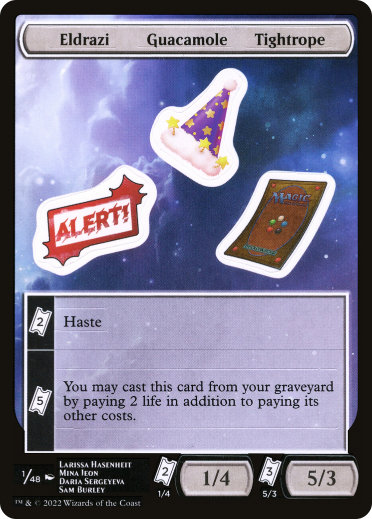 Eldrazi Guacamole Tightrope [Unfinity Stickers]-1