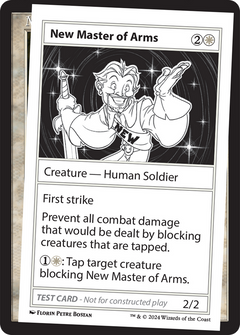 New Master of Arms [Mystery Booster 2 Playtest Cards]-1