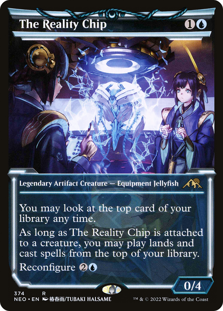 The Reality Chip (Showcase Soft Glow) [Kamigawa: Neon Dynasty]-1