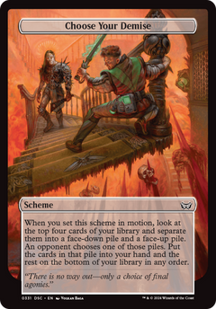 Choose Your Demise (Full Art) [Duskmourn: Archenemy]-4