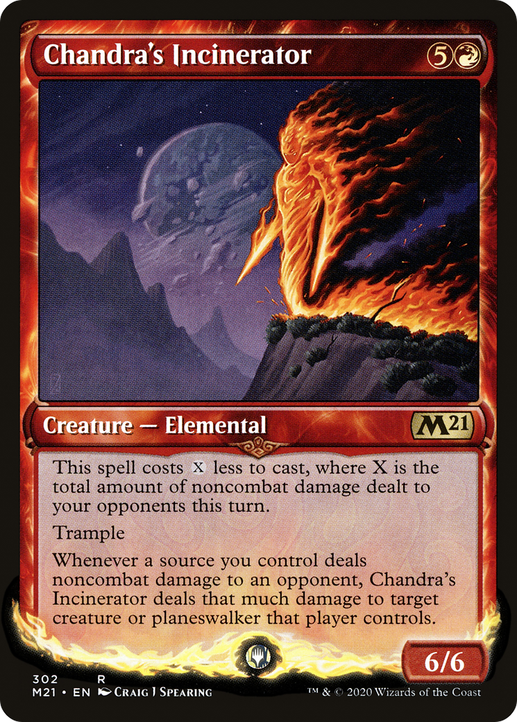 Chandra's Incinerator (Showcase) [Core Set 2021]-1