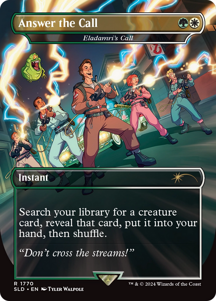 Eladamri's Call (SLD-1770) - Secret Lair Drop / Answer the Call (Borderless) Foil-1