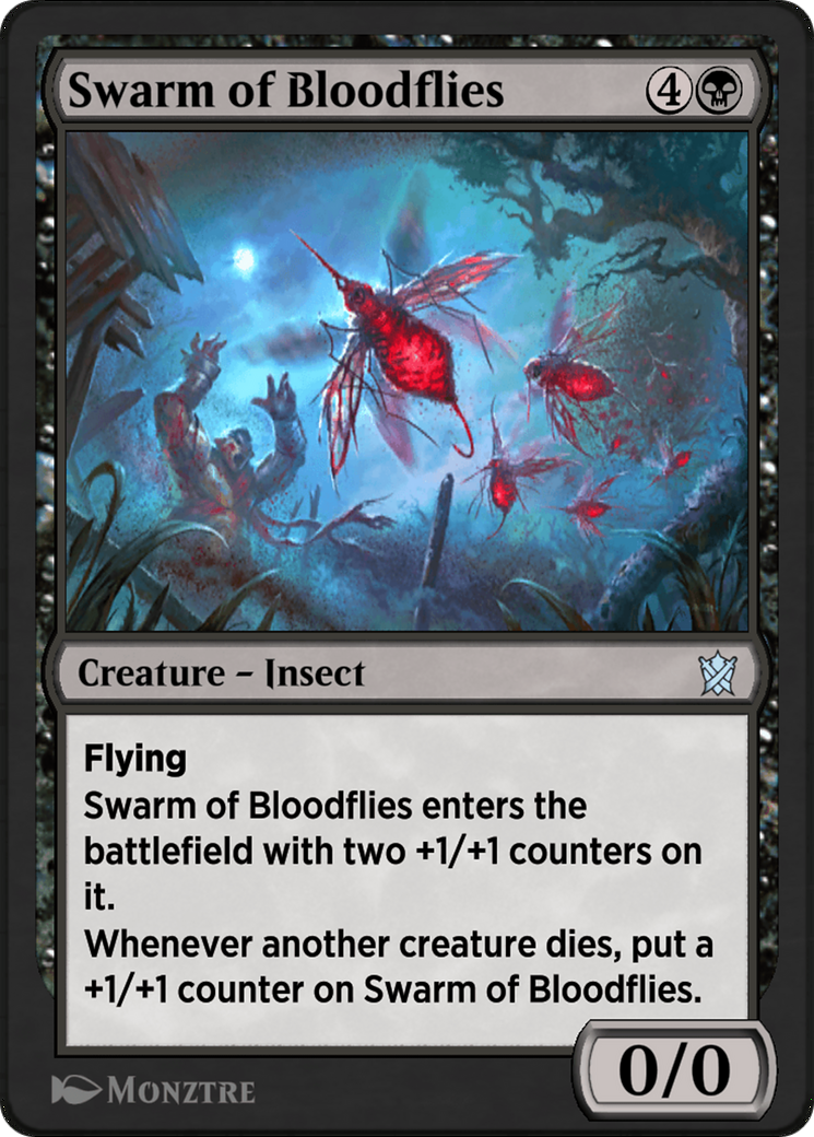 Swarm of Bloodflies (KTK-92Y) - Khans of Tarkir-1