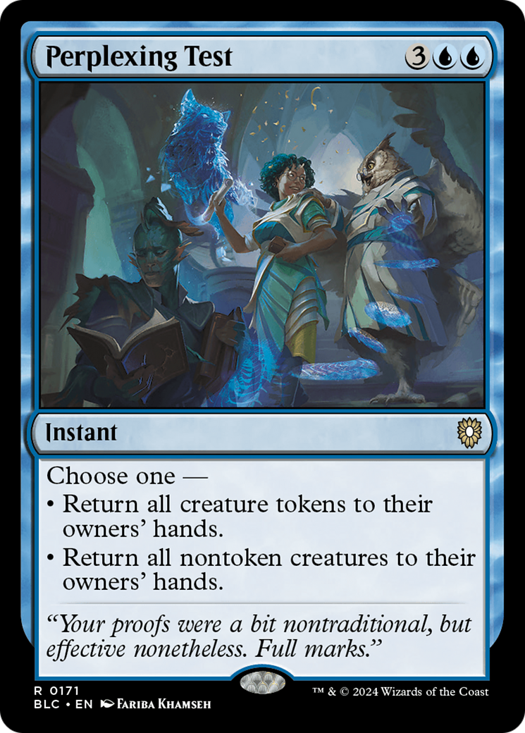 Perplexing Test [Bloomburrow Commander]-1