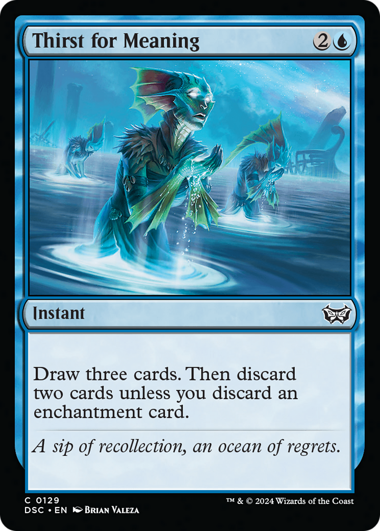 Thirst for Meaning [Duskmourn: House of Horror Commander]-1