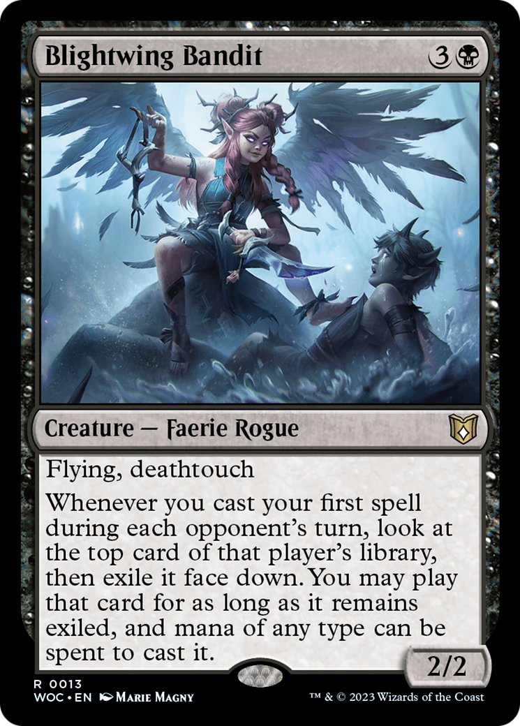 Blightwing Bandit [Wilds of Eldraine Commander]-1