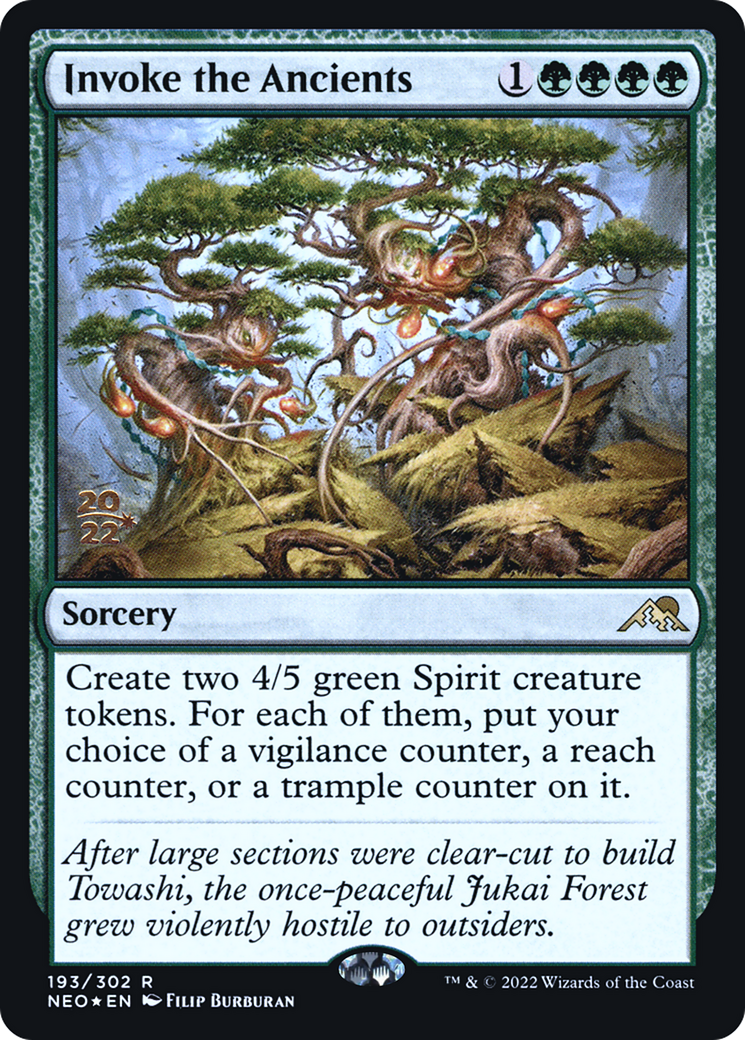 Invoke the Ancients [Kamigawa: Neon Dynasty Prerelease Promos]-1