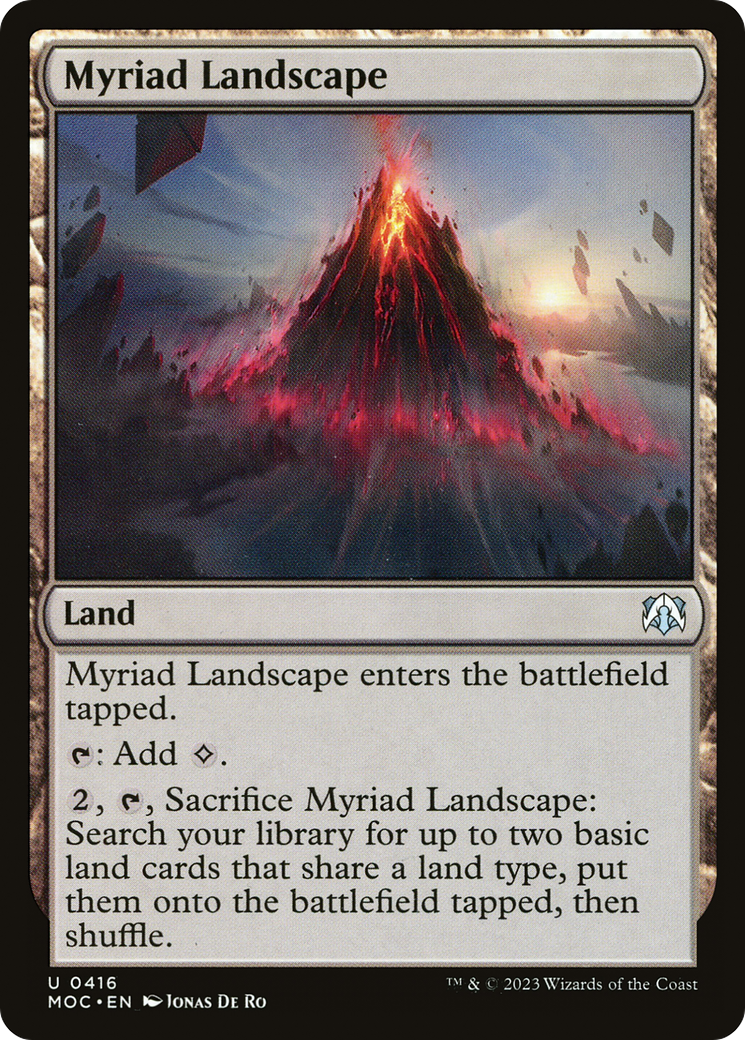 Myriad Landscape [March of the Machine Commander]-1