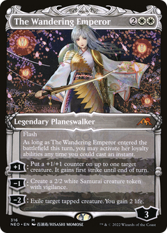 The Wandering Emperor (Showcase Samurai) [Kamigawa: Neon Dynasty]-1