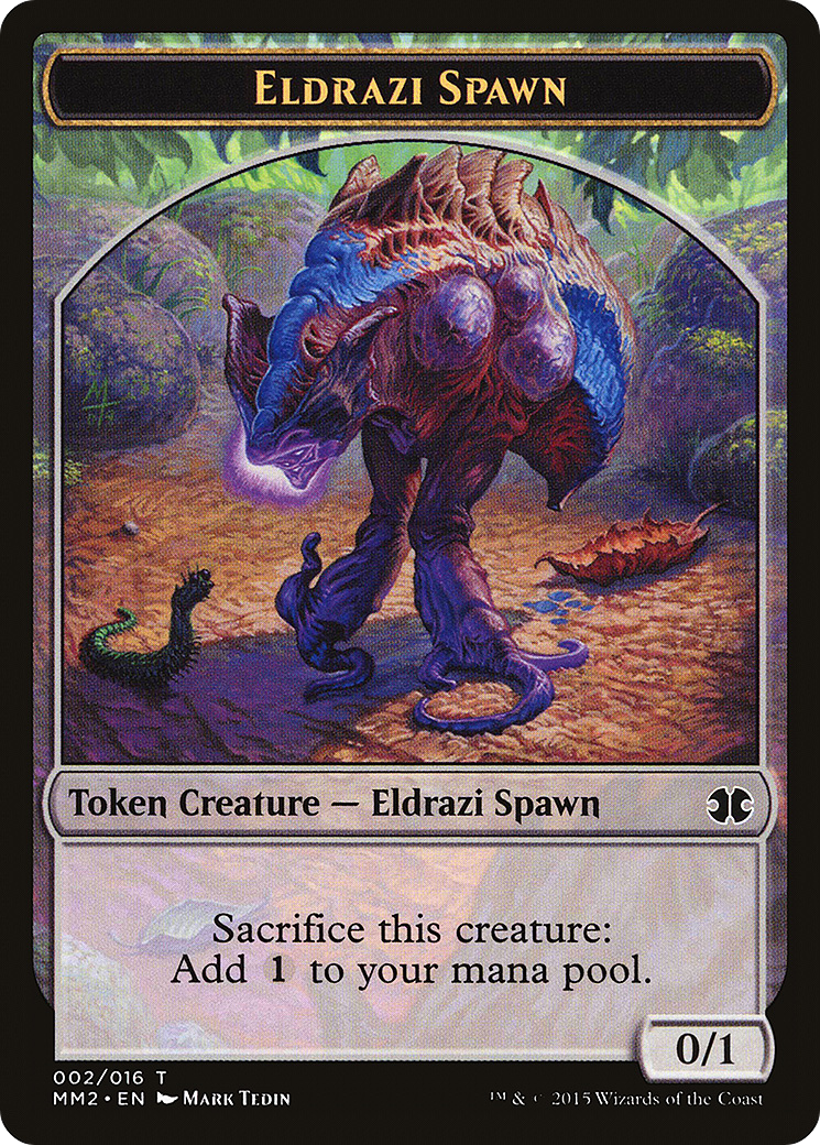 Eldrazi Spawn Token (002/016) [Modern Masters 2015 Tokens]-1