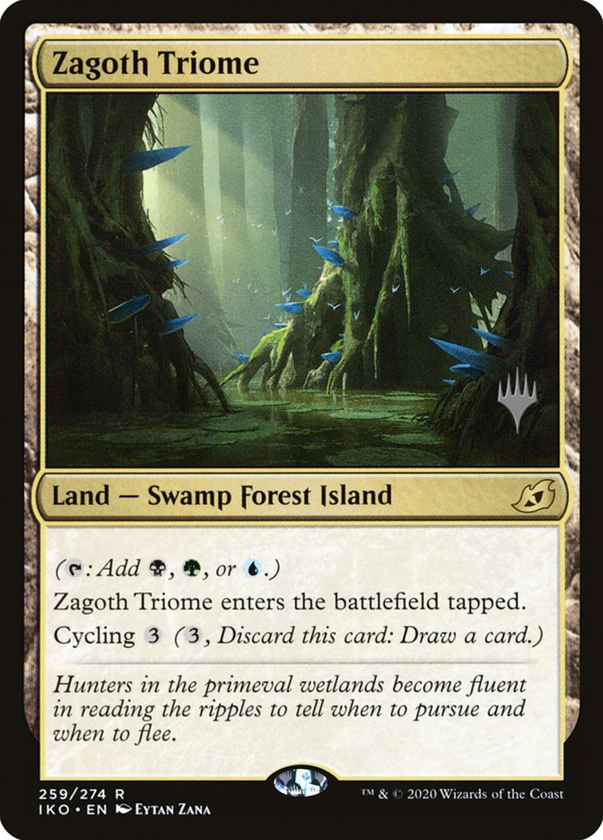 Zagoth Triome (Promo Pack) [Ikoria: Lair of Behemoths Promos]-1
