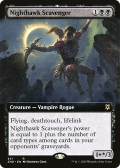 Nighthawk Scavenger (Extended Art) [Zendikar Rising]-1