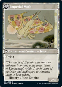 Befriending the Moths // Imperial Moth [Kamigawa: Neon Dynasty]-2