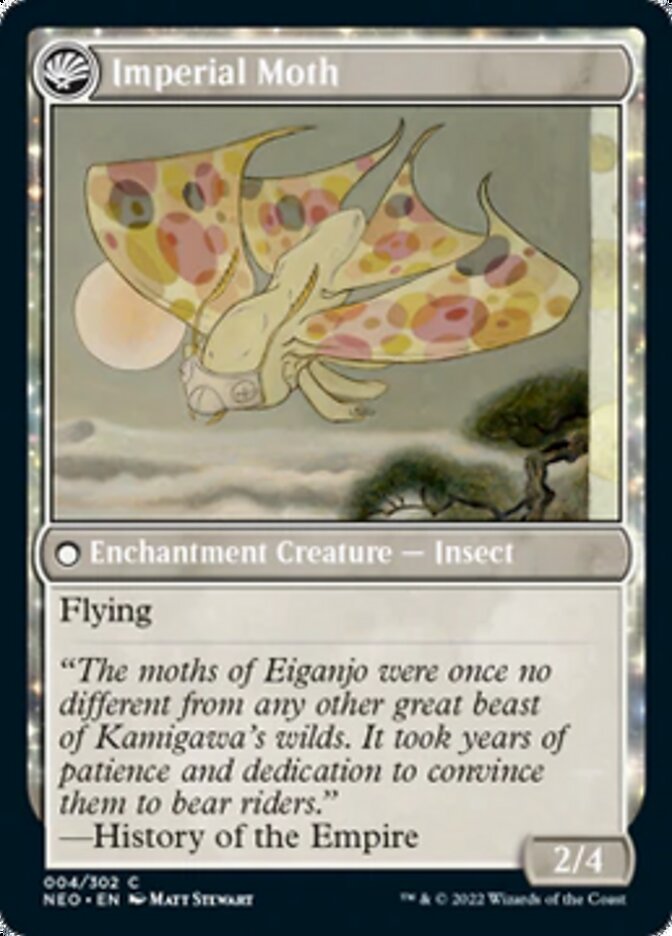 Befriending the Moths // Imperial Moth [Kamigawa: Neon Dynasty]-2