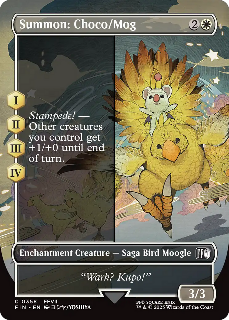 Summon: Choco/Mog (Borderless) [FINAL FANTASY]-1