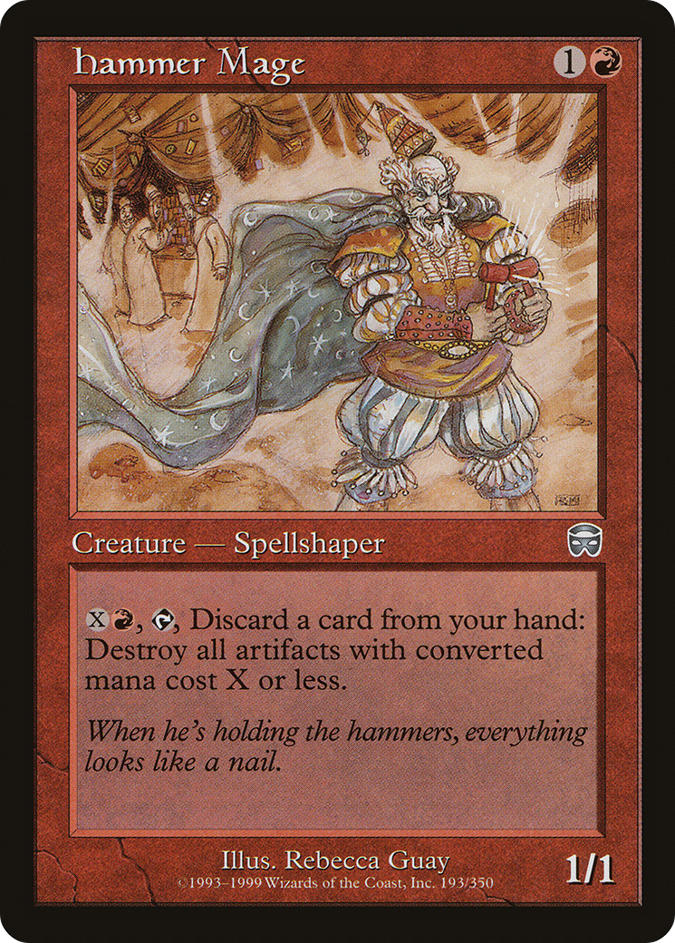 Hammer Mage [Mercadian Masques]-1