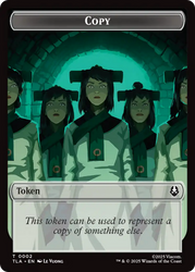 Copy (0002) // Soldier (0011) Double-Sided Token [Avatar: The Last Airbender Tokens]