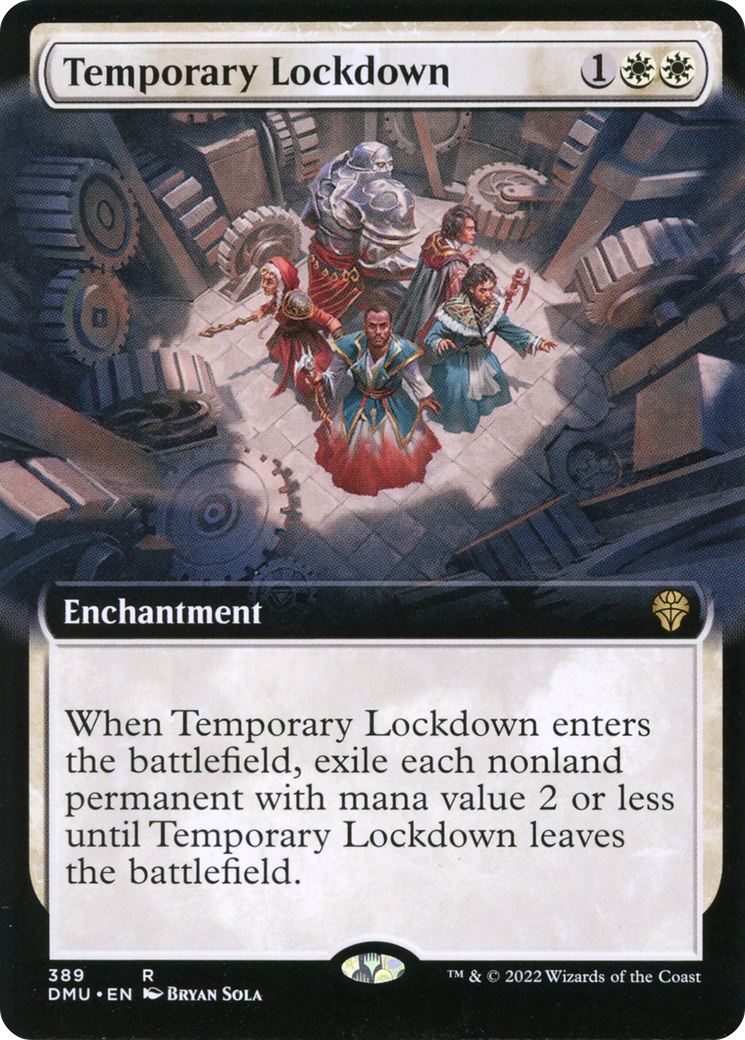 Temporary Lockdown (Extended Art) [Dominaria United]-1